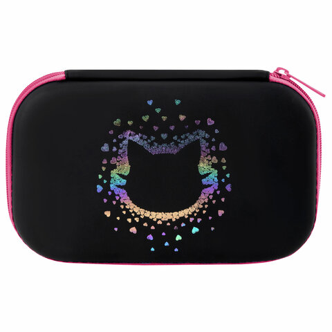 Пенал BRAUBERG SHINY, 1 отделение, 1 откидная планка, EVA, 22х13х4 см, "Pretty face", 273516 - МСК «Форвард»