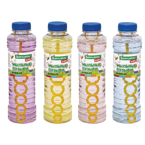 Мыльные пузыри 500 мл, BRAUBERG KIDS, 665454 - МСК «Форвард»