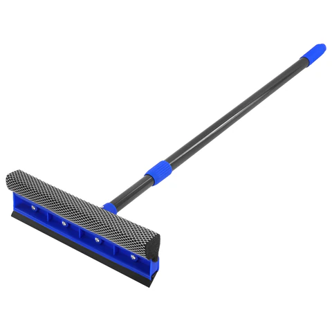 Окномойка с телескопическим черенком из металлопластика 70-120 см и рабочей частью 25 см, ЛЮБАША, 700050 - МСК «Форвард»