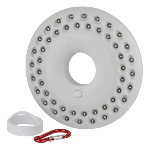 Фонарь туристический ЭРА 48xLED, крепление карабин, магниты, питание 3xAA (не в комплекте), KB-601, Б0029178 238291