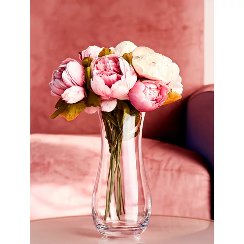 Ваза для цветов, высота 255 мм, стекло, PASABAHCE "ФЛОРА", фирменная подарочная упаковка, 43737 700573 - МСК «Форвард»