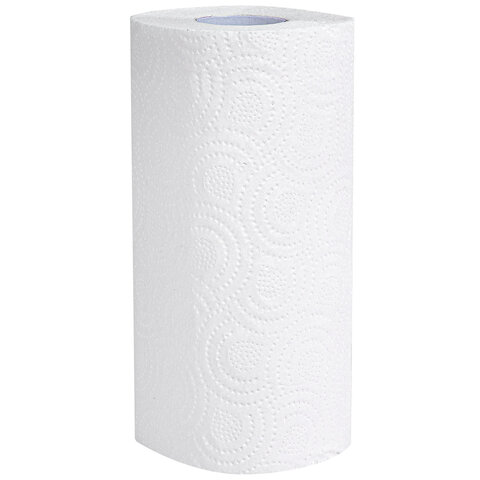 Полотенца бумажные 2-слойные, MegaPack (12 рулонов по 15 метров), LAIMA LUXE, 100% целлюлоза, 5087442 115399 - МСК «Форвард»