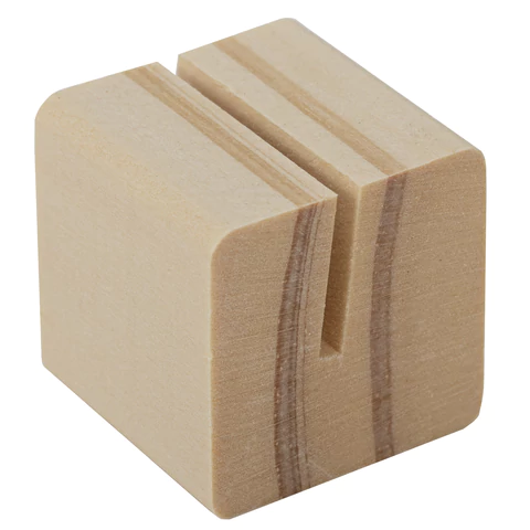 Ценникодержатель деревянный (ценники, реклама, фото) 3,5х3,5х3,5 см, КОМПЛЕКТ 6 шт., BRAUBERG, 291311 - МСК «Форвард»