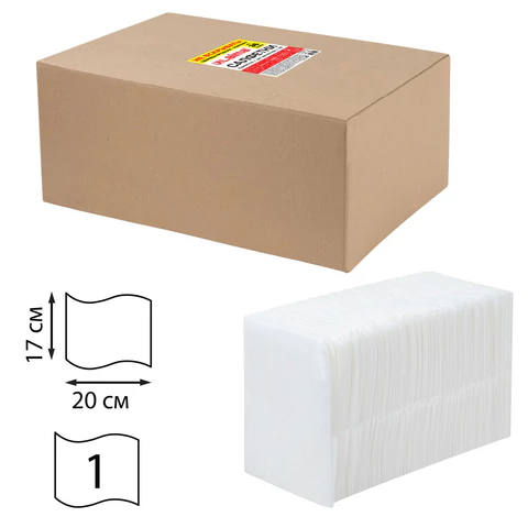 Салфетки бумажные для диспенсера (N2), LAIMA PREMIUM, КОМПЛЕКТ 36 пачек по 300 шт., 20х17 см, белые, 115501 - МСК «Форвард»