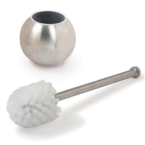 Ершик для унитаза с подставкой в форме шара, нержавеющая сталь, матовый, LAIMA, 601617 - МСК «Форвард»