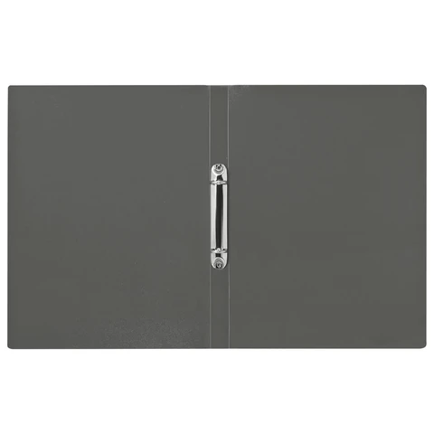 Папка на 2 кольцах А4 BRAUBERG PIXEL, 25 мм, серая, до 170 листов, 0,5 мм, 273034 - МСК «Форвард»