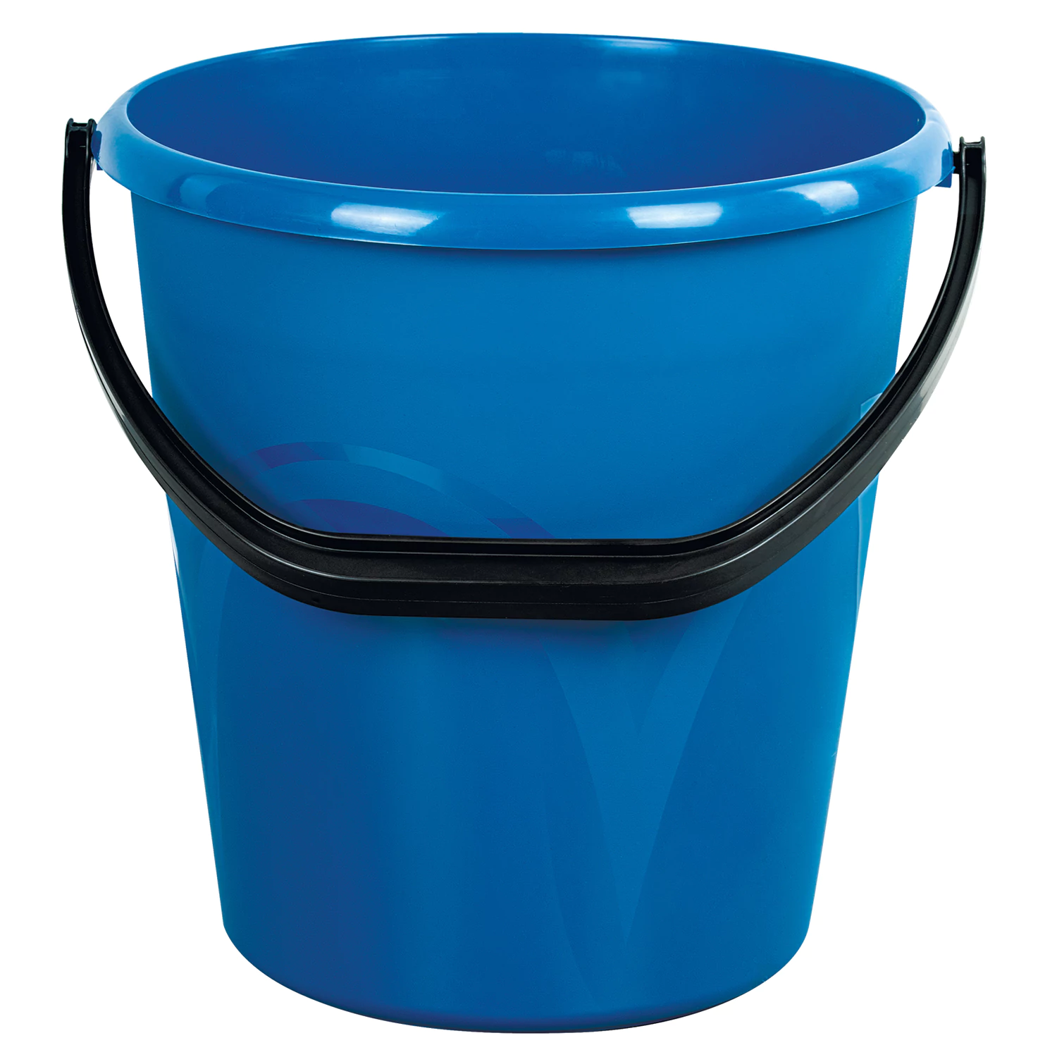 Ведро 12л, без крышки, пластиковое, пищевое, с узором, цвет синий, мерная шкала, LAIMA 603894