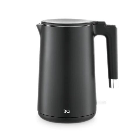 Чайник электрический с двойными стенками BQ (БИ-КЬЮ) KT1720P, 1,5 л, 2200 Вт, черный, 86198281 457563