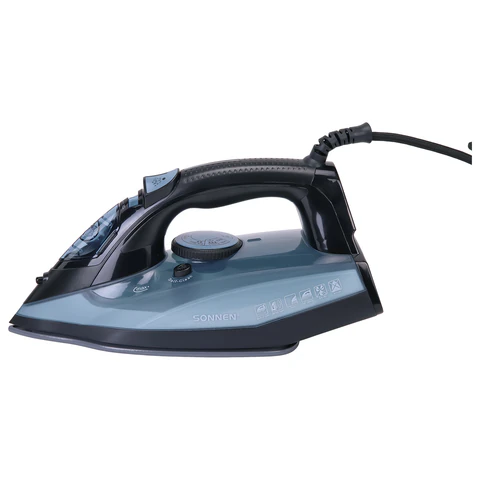 Утюг паровой SONNEN SI-2099, 2400 Вт, керамическое покрытие, антикапля, антинакипь, синий, 456996 - МСК «Форвард»