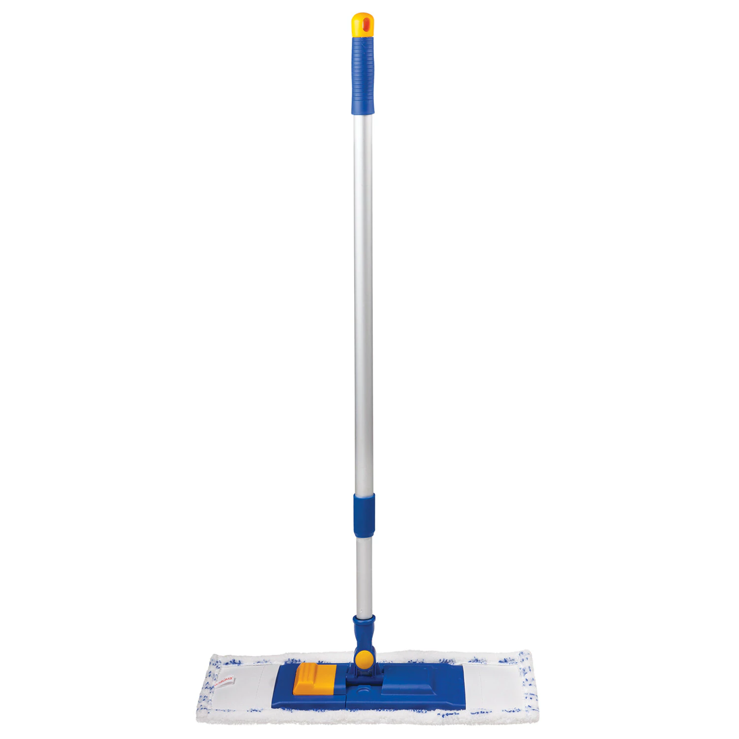 Швабра с флаундером 40см, телескоп черенок 130см, резьба 1,6см, микрофибра/абразив (ТИП К), LAIMA 601462