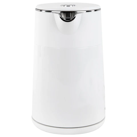 Чайник с двойными стенками, терморегулятором и дисплеем BRASSON (БРАССОН) KT-264, 1,5 л, 2200 Вт, 7 температурных режимов, белый, 455193 - МСК «Форвард»