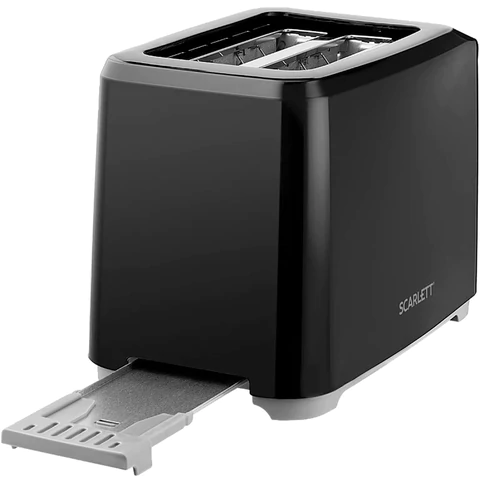 Тостер SCARLETT SC-TM11020, 700 Вт, 2 тоста, 7 режимов, механическое управление, пластик, черный 457217 - МСК «Форвард»