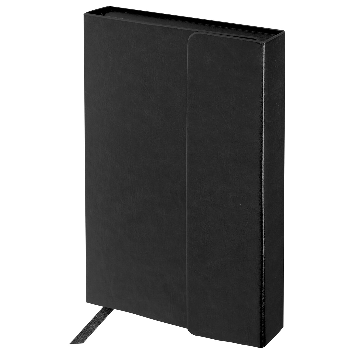 Ежедневник недатированный А5 148x218мм GALANT Magnetic под кожу магнитный клапан 160л, черн, 126272