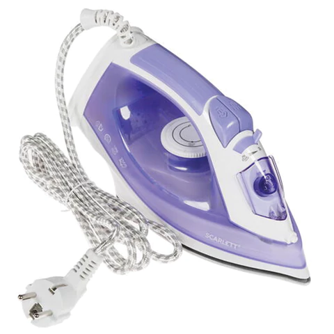 Утюг SCARLETT SC-SI30K44, 2000 Вт, керамическое покрытие, антинакипь, самоочистка, лиловый 455895 - МСК «Форвард»