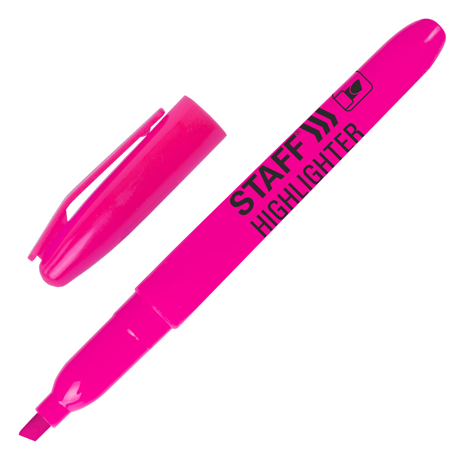 Текстовыделитель STAFF Manager HL-238, РОЗОВЫЙ, линия 1-3 мм, 151241