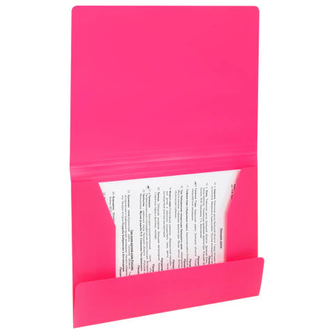Папка на резинках А4 BRAUBERG PIXEL, маджента, до 300 листов, 0,5 мм, 273043 - МСК «Форвард»