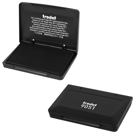 Штемпельная подушка TRODAT 9051 90х50 мм, ЧЕРНАЯ, 191020 238394