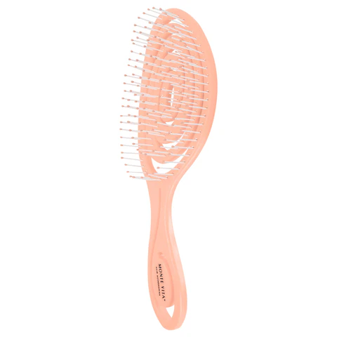 Расческа для волос массажная 22х7 см, НАБОР 2 шт. + щетка для чистки В ПОДАРОК, MONTE VITA (МОНТЕ ВИТА), 457435 - МСК «Форвард»