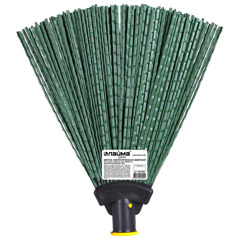 Метла синтетическая веерная 29х26см, без черенка, крепление еврорезьба, №2, LAIMA EXPERT, 601828