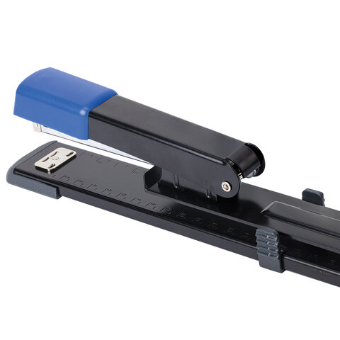 Степлер брошюровочный №24/6, №26/6 BRAUBERG "Extra", до 30 листов, на 150 скоб, черно-синий, 272720 - МСК «Форвард»