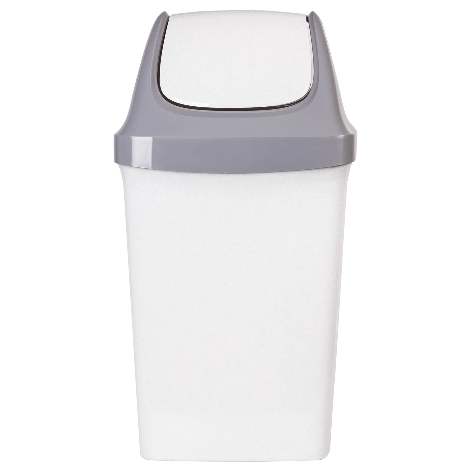 Ведро-контейнер 50л С КРЫШКОЙ (качающейся), для мусора,"СВИНГ" (в74*ш40*г35см), серое, IDEA, М 2464 600160