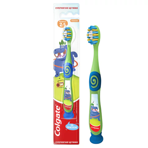 Зубная щетка детская (2-5 лет) COLGATE, супер мягкая, ассорти 8718951414181 609063 - МСК «Форвард»
