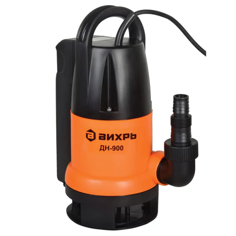 Дренажный насос для грязной воды ВИХРЬ ДН-900, 900 Вт, 258 л/мин, погружной, 68/2/3 671197 - МСК «Форвард»