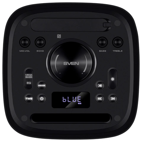 Колонка портативная SVEN PS-930, 150 Вт, TWS, Bluetooth, FM, USB, microSD, LED-дисп, черный, SV-022402 514321 Под заказ 8 дней - МСК «Форвард»