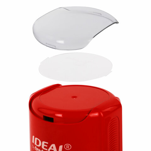 Оснастка для печатей оттиск D=42 мм, синий, TRODAT IDEAL 46042, корпус КРАСНЫЙ, крышка, подушка,125311 238375 - МСК «Форвард»