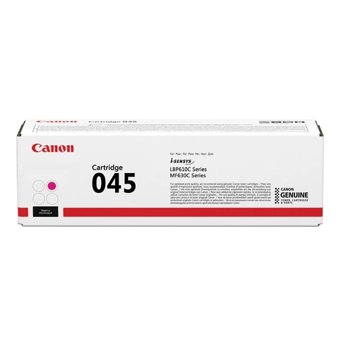 Картридж лазерный CANON (045M) MF635/633/631/LBP 611/613 пурпурный,рес.1300 стр. оригинальный 1240C0 362920 под заказ 8 дней
