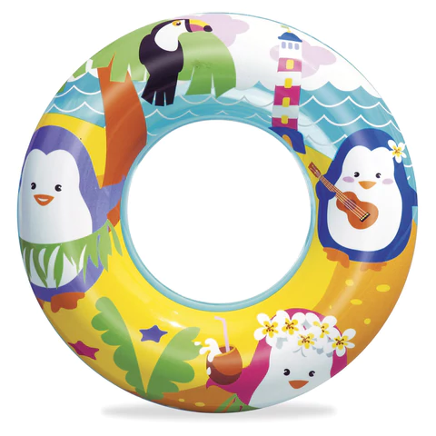 Надувной круг для плавания "Морские приключения", диаметр 51 см, 3-6 лет, до 60 кг, АССОРТИ, BESTWAY, 36113 680073 - МСК «Форвард»