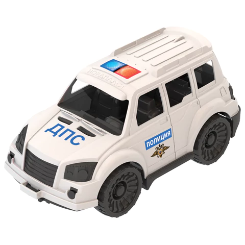Машина игрушечная ВНЕДОРОЖНИК ДПС, пластиковая, 20,2x9,4x10,2 см, НОРДПЛАСТ, 055/3 666489