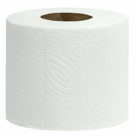 Бумага туалетная 3-х слойная, 24 рулона (24х16,5 м), LAIMA Deluxe, 100% целлюлоза, 115397 - МСК «Форвард»