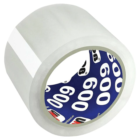 Клейкая лента упаковочная 72мм х 66м, прозрачная, толщина 45 микрон, UNIBOB, 29357 221686