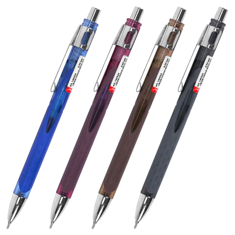 Ручка шариковая автоматическая с грипом BRAUBERG "STYLE RT", СИНЯЯ, игольчатый наконечник 0,7 мм, линия письма 0,35 мм, 144324 - МСК «Форвард»