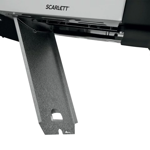 Тостер SCARLETT SC-TM11012, 650 Вт, 2 тоста, 6 режимов, металл/пластик, черный/серебро 455892 - МСК «Форвард»