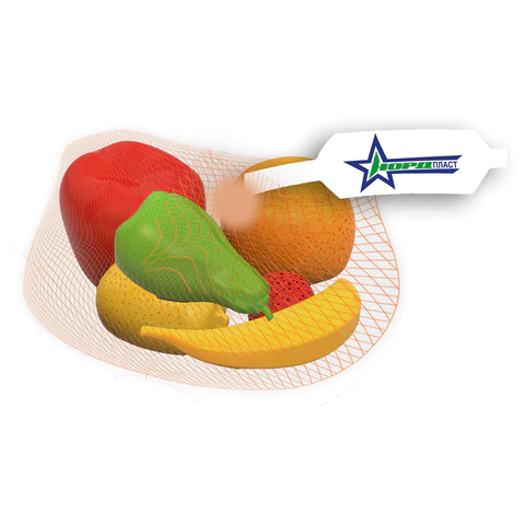 Набор игрушечный "Фрукты", пластиковый, 6 предметов, НОРДПЛАСТ, 433 666467 - МСК «Форвард»