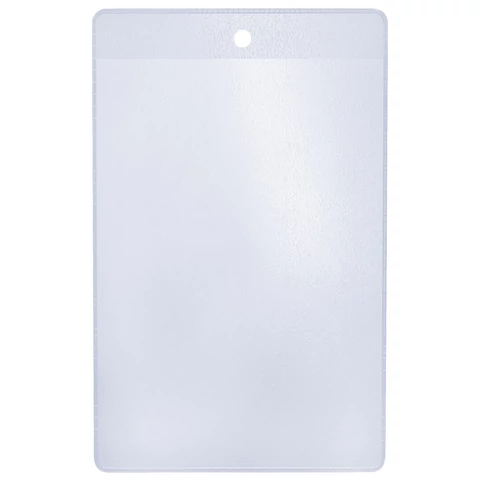 Карман информационный подвесной, ценникодержатель А7, КОМПЛЕКТ 50 шт., ПВХ, BRAUBERG, 291287 - МСК «Форвард»