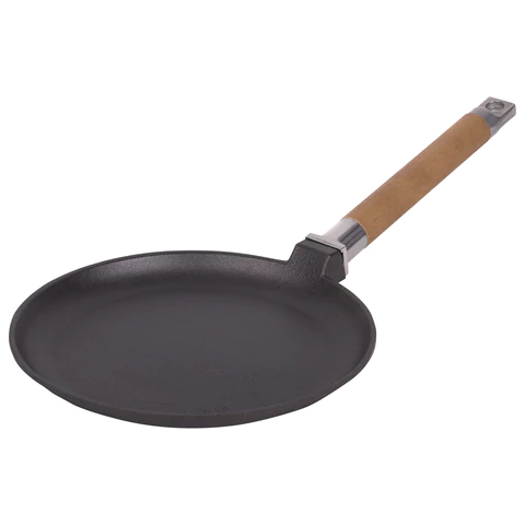 Сковорода блинная чугунная 22 см со съемной ручкой (подходит для индукции), ГАРДАРИКА, 0822 700727 - МСК «Форвард»
