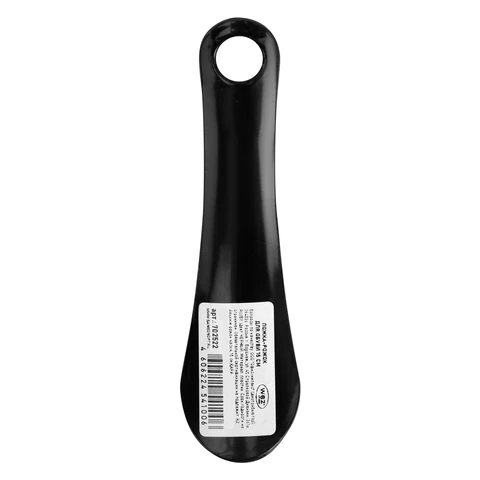 Ложка (рожок) для обуви ПЛАСТИКОВАЯ 15 см, ЧЕРНАЯ, WBZ (ВБЗ) SHOES, 702522 - МСК «Форвард»