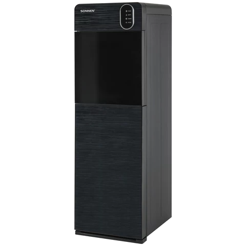 Кулер для воды SONNEN FSE-03Bi напольный, нагрев/охлаждение, НИЖНЯЯ ЗАГРУЗКА, 3 крана, графит, 455744 - МСК «Форвард»