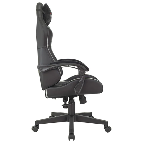 Кресло компьютерное BRABIX "Striker GM-121", синхромеханизм, 2 подушки, экокожа/велюр, черное, 532962 минпромторг - МСК «Форвард»