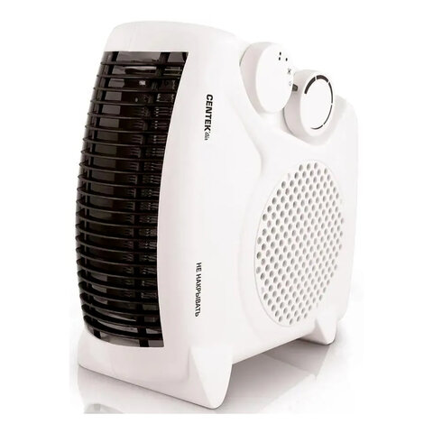 Тепловентилятор CENTEK CT-6001, 2000 Вт, 3 режима работы, 2 рабочих положения, белый 457464