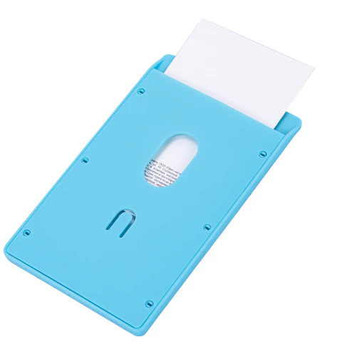 Бейдж вертикальный (90х54 мм) АССОРТИ, голубой, красный, салатовый, оранжевый, BRAUBERG ULTRA COLOR, 238821 - МСК «Форвард»