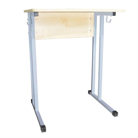 Стол-парта 1-местный нерегулируемый "Умник", 600х500х760 мм, рост 6, серый каркас, ЛДСП клён 532719 минпромторг под заказ 8 дней - МСК «Форвард»