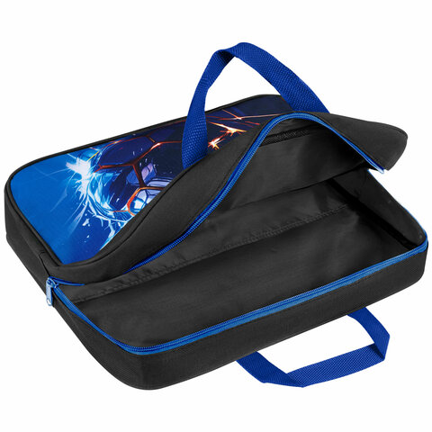 Папка на молнии с ручками BRAUBERG А4, 1 отделение, полиэстер, 80 мм, "Score goal", 273304 - МСК «Форвард»