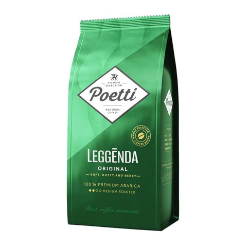Кофе в зернах Poetti "Leggenda Original" 1 кг, 18001 622728 - МСК «Форвард»