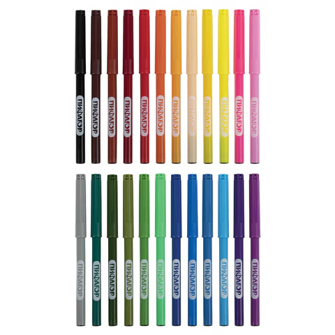 Фломастеры ПИФАГОР "ЕДИНОРОГ", 24 цвета, вентилируемый колпачок, 152450 - МСК «Форвард»