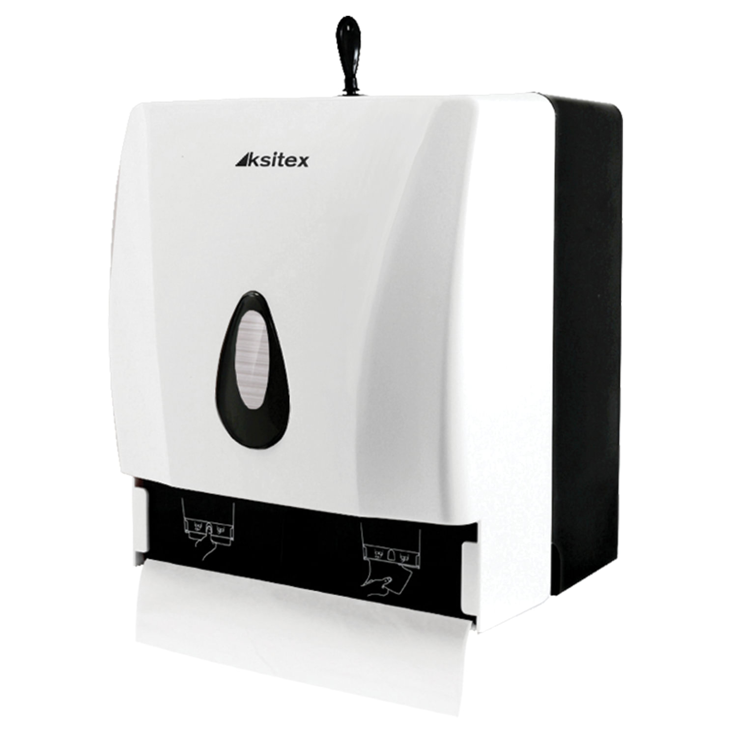 Диспенсер для полотенец KSITEX (Система H3/Н1), ZZ(V) и в рулонах, белый, ТН-8218A 604441 ОЖИДАЕТСЯ