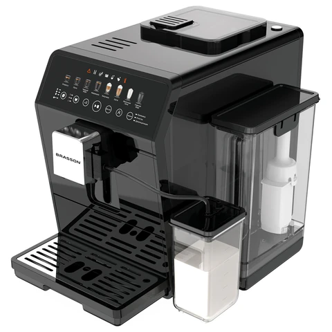 Кофемашина автоматическая BRASSON (БРАССОН) ACM-1592B, дисплей, капучинатор, 13 напитков, 1450 Вт, 20 бар, 457887
